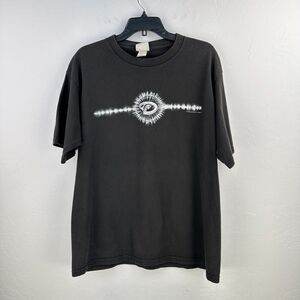 Vintage Lee T-shirt Mens L Black White Tie Dye Graphic Arizona Diamondbacks 2002